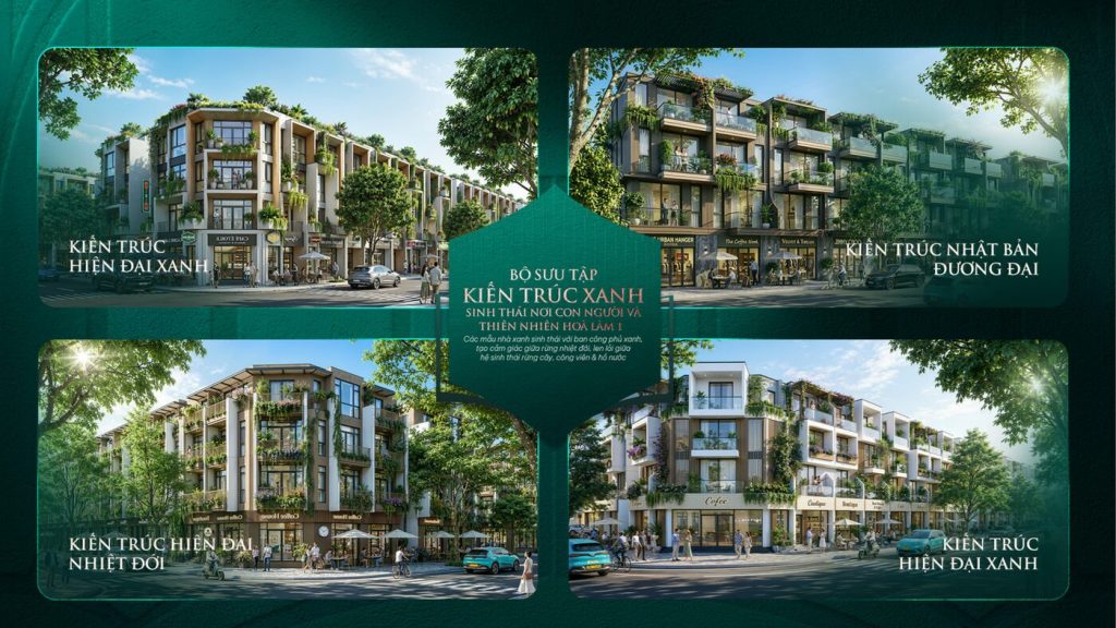 Bộ sưu tập kiến trúc xanh Vinhomes Hóc Môn