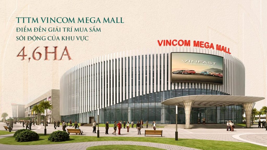 Vincom Mega Mall 4,6ha Vinhomes Hóc Môn